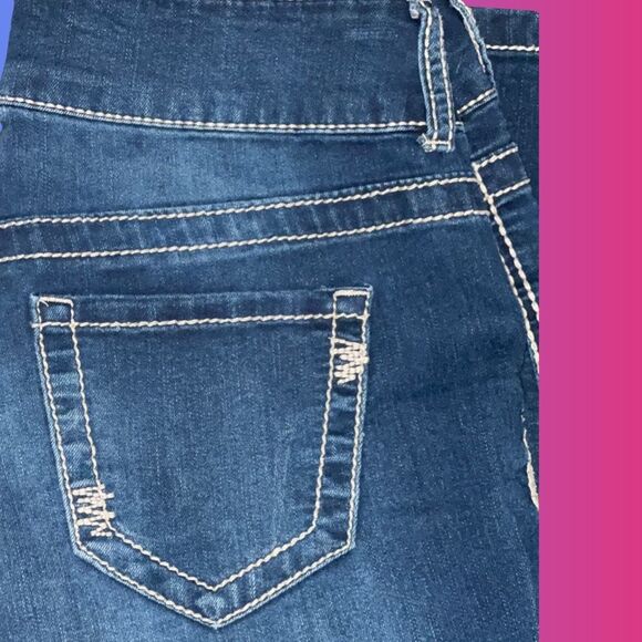 Maurices DarkWash Low Rise Stretch Jeans Size Small 26x29 #2 - Picture 4 of 6